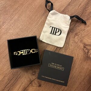 Taylor Swift TTPD Gold Chain Bracelet